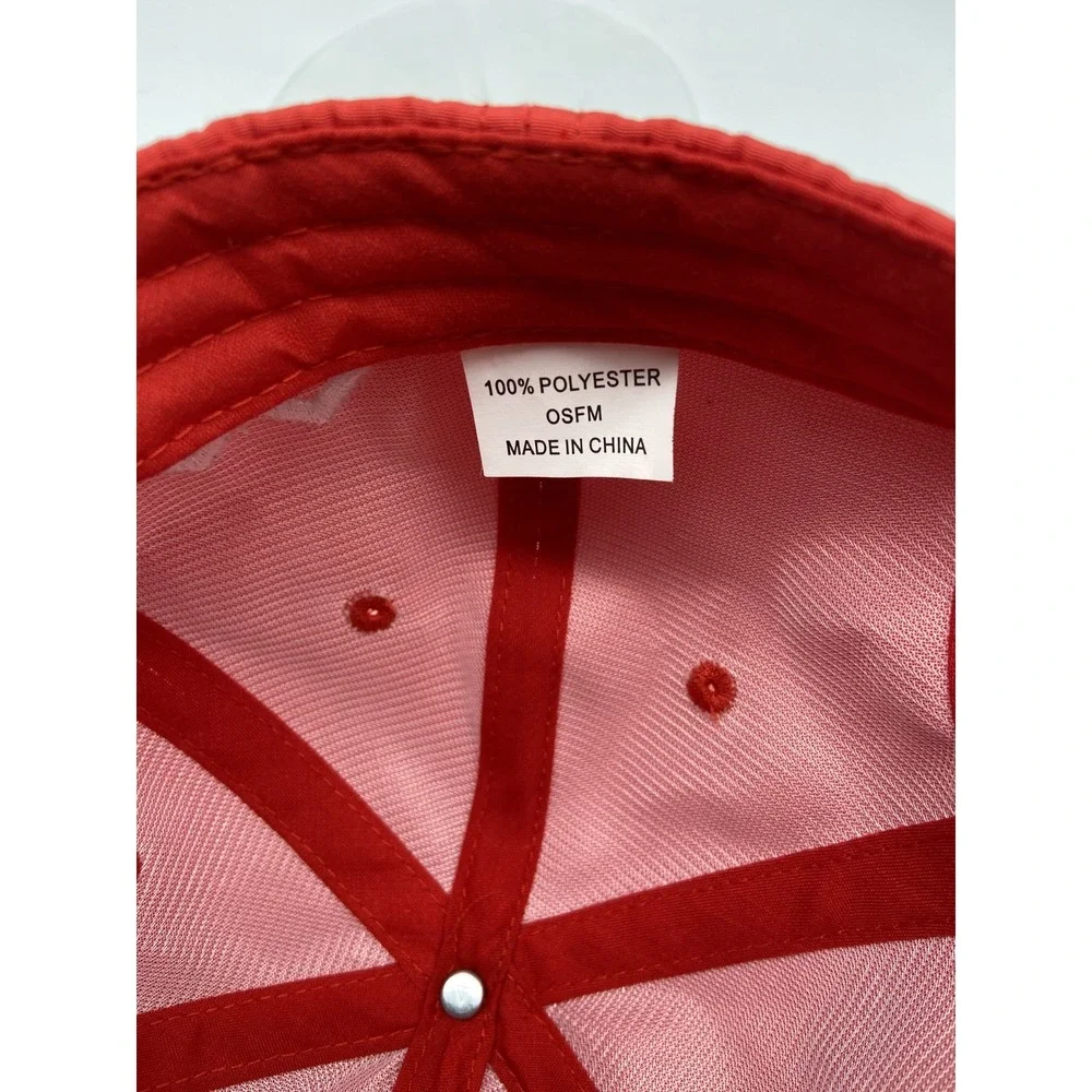 Cincinnati Reds Baseball Cap Hat‎ X-Team Logo on Side Adjustable Slide Strap